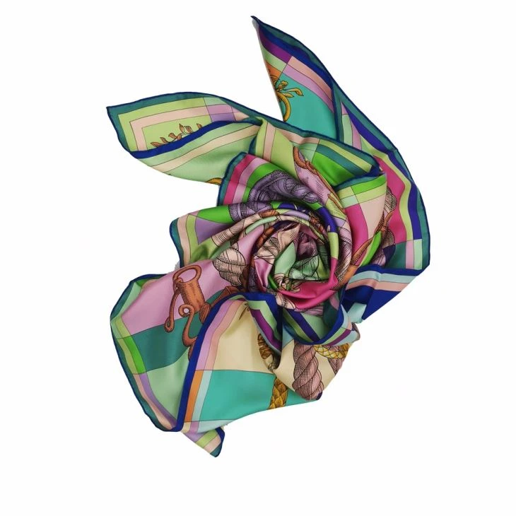 Custom Designs Digital Printing Custom Print Silk Scarf